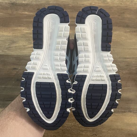 ASICS GEL-Quantum 90 Women’s Running Shoes Size 8.5 1022A115 Blue White - Picture 8 of 8